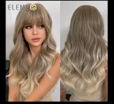 Perika nova duga pepeljasto blond ombre prirodan izgled kose