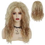 Perika nova kovrčava blond poluduga prirodan izgled kose