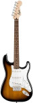 Fender Squier Stratocaster, Električna gitara, Brown Sunburst, torba
