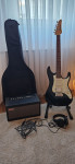 KOMPLET ELEKTRIČNA GITARA  + POJAČALO +++
