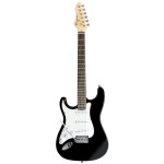 PURE GEWA Električna gitara za ljevake RC-100 Black