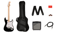 Squier Sonic Strat 10G Pack BK - NOVO