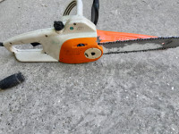 Električna pila Stihl MSE 160 C sa brzim napinjačem lanca.