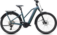 CUBE KATHMANDU HYBRID PRO 800 SMARAGDGREY´N´BLACK 2027 TRAPEZE  50 cm