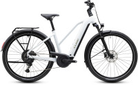 CUBE TOURING HYBRID ONE 600 METALLICWHITE´N´CHROME 2027 TRAPEZE  46 cm