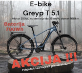 Električni bicikl GREYP T5.1, vel. XL - ZADNJI KOMAD