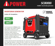 AGREGAT ZA STRUJU INVERTER  A-iPower SC8000i (7,5 kW)  Zvučno izoliran