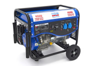 Generator 4300 w, 389 ccm, benzin, 2 x 230v, 12v