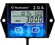 BROJAČ OKRETAJA RADNIH SATI VREME SERVISA ALARMOM ZA MOTORE 2T 4T -- D