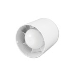 COMMEL ventilator 12W 100 mm s kugličnim ležajem cijevni bijeli 420-30