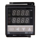 Digitalni termostat REX-C100 220V PID sa sondom do 1200 Celzijusa SSR