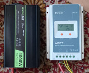 Epever MPPT Solar charge controller i Inverter 12v to 220 v, 1000w