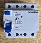 FID sklopka SCHRACK 40A/30mA/4p (AR004103)