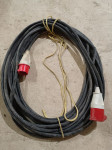 građevinski kabel 5x2.5 s utikačima(22metra)