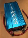 INVERTER BLUE ENERGY 24V / 2200W, AC 230V PUNI SINUS