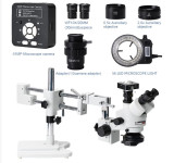Mikroskop 3.5X 7X 45X 90X simul fokal + 41MP kamera