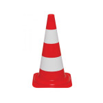 MORAVIA signalni čunj crvena/bijela 50cm 35314107-MGF