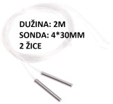 SONDA SENZOR TEMPERATURE PT 1000 2 ŽICE 2 M  KABLA PRESVUČEN TEFLONOM