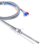 SONDA SENZOR RTD PT100 M8 100MM  2M OKLOPLJENI NEHRĐAJUĆI ČELIK 3 ŽICE