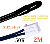 SONDA SENZOR TEMPERATURNI NTC TIP 50K 3950 2 M EPOKSID ILI INOX GLAVA