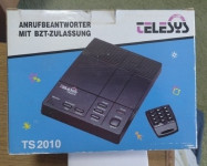telesys anrufbeantworter mit bzt-zulassung ts 2010 tele sekretarica
