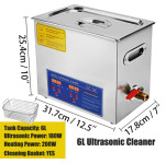 Ultrazvučna kada za čišćenje 6L Novo, Zapakirano, GARANCIJA