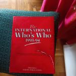 INTERNATIONAL WHO'S WHO 1993-94 57. IZDANJE