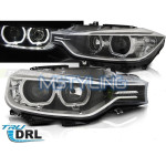 Angel eyes žarometi BMW F30/31 11-15 LED DRL dnevne črni