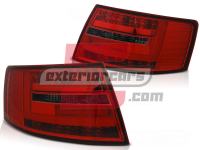 AUDI A6 4F (04-08)-LED stražnja svjetla LedBar (crvena/smoke)