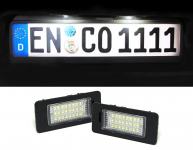 BMW E39 E60 E61 X5 E70 X6 E71 E88 LED lampice žarulje tablice registac