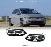 FAROVI FAR umjesto halogenih LED VOLKSWAGEN GOLF 8 VIII PLUG PLAY