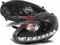 FIAT GRANDE PUNTO (05-09) - LED prednja svjetla DAYLIGHT (crna)