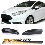 Ford Fiesta 6 2009 - 2017 PUTUJUĆI LED ŽMIGAVCI CRNI SMOKE