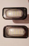 LED kuciste s CANBUS-om osvitljenje reg. oznake Mercedes W203 Rijeka