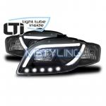 LightTube žarometi Audi A4 B7 LED DRL dnevne črni