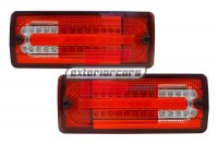 MERCEDES G-klasa (89-15) - Full LED stražnja svjetla (crvena/kristal)