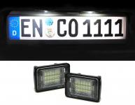 Mercedes GLK X204 2008- LED lampice žarulje tablice registacijske ploč