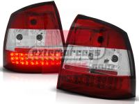 OPEL ASTRA G (97-04) - LED stražnja svjetla (crvena/kristal)
