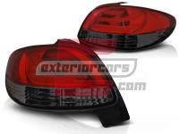 PEUGEOT 206 - LED stražnja svjetla LightBar dizajn (crvena/smoke)