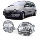 Renault Twingo 1998-2007 farovi svjetla lampe chrome set NOVO