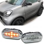 Smart Fortwo 453 2014- LEd bočni žmigavci krom NOVO set