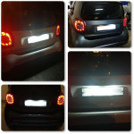 SMART FORTWO FORFOUR 453 /RENAULT LED osvjetljenje tablica CANBUS