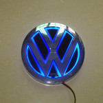 VW ★ LED SVJETLEĆI ZNAK / LOGO ★ - PLAVI