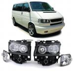 VW Bus T4 Caravelle Multivan 1996- Angel Eyes farovi svjetla lampe crn