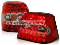 VW GOLF 4 - LED stražnja svjetla (crvena/kristal)