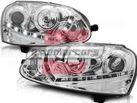 VW GOLF 5 - LED prednja svjetla DayLight Xenon (chrome)