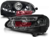 VW GOLF 5 - LED prednja svjetla DayLight Xenon (crna)