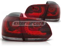VW GOLF 6 - LED stražnja svjetla (crvena/kristal)