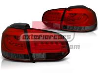 VW GOLF 6 - LED stražnja svjetla LedBar (crvena/smoke)
