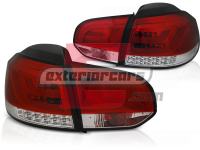 VW GOLF 6 - LED stražnja svjetla LedBar LED žmigavci (crvena/kristal)